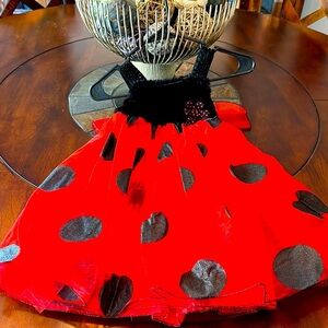 ladybug girls dress 2T EUC